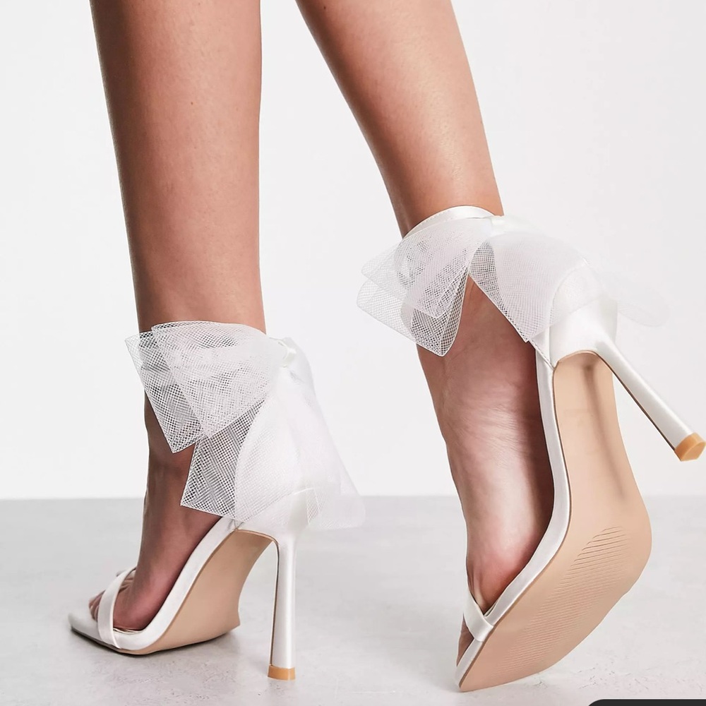 Wide Fit Tulle Bridal Shoes